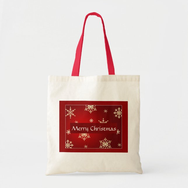 Merry Chrismas Customisable Tote Bag (Front)