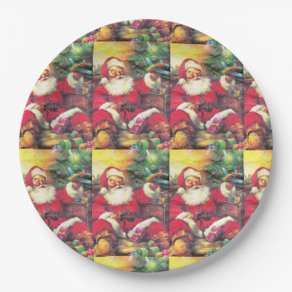 Merry chrismas Disposable Plates