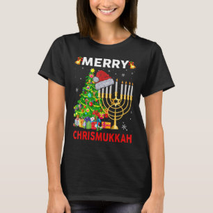 Merry Chrismukkah 2021 Happy Hanukkah Christmas Sa T-Shirt
