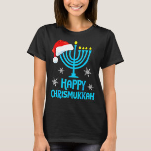 Merry Chrismukkah 2022 Happy Hanukkah Christmas Sa T-Shirt