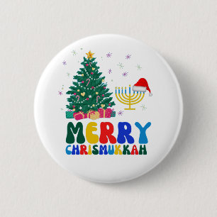 Merry Chrismukkah 6 Cm Round Badge