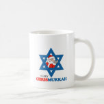 Merry Chrismukkah - Coffee Mug<br><div class="desc">Shirtuosity.com: Holiday Humour Tees and Holiday Gifts. Find the Funniest Holiday Gifts including tees,  cards,  ornaments,  plates,  coasters,  hoodies,  stickers,  mugs,  buttons,  magnets,  hats,  bags and more from: http://www.Shirtuosity.com</div>