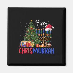 Merry Chrismukkah Happy Christmas Hanukkah 2 Magnet