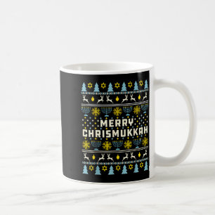 Merry Chrismukkah Happy Hanukkah Jew Ugly Christma Coffee Mug