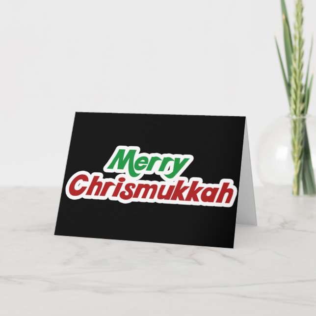 Merry Chrismukkah Holiday Card (Front)