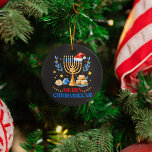 Merry Chrismukkah Holiday Hanukkah Pajama Family<br><div class="desc">This Happy Christmukkah outfit is the perfect Hanukkah present for jew men,  women,  kids. Perfect ugly Jewish Christmas Tee to wear next to your Chanukah Ornament,  Decorations,  Socks,  Candles and Menorah during Winter Holidays!</div>