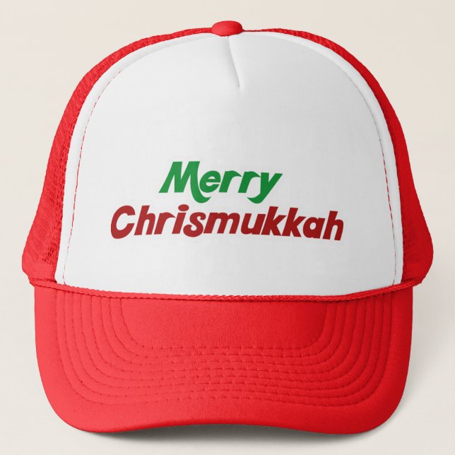Merry Chrismukkah Trucker Hat (Front)