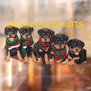 Merry Chrismutts Christmas Holiday Puppies Festive