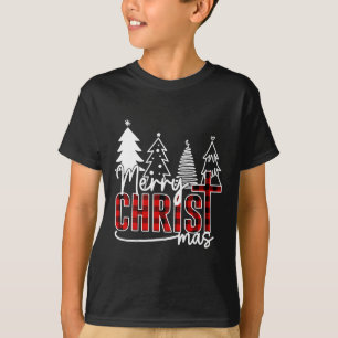Merry Christ Mas Christian Jesus Christmas Pjs Xma T-Shirt