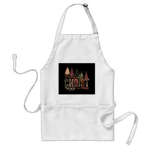 Merry Christ Mas Christmas Christian Faith Jesus C Standard Apron