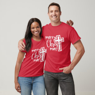 Merry Christ-mas with Cross T-Shirt
