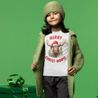 Merry Christ-moose Funny Christmas Moose
