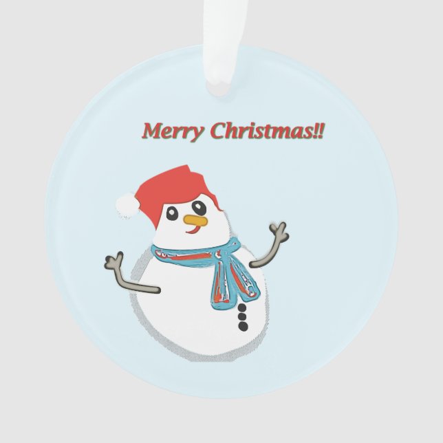 Merry Christma! Ornament (Front)