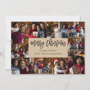 Merry Christmas 10 Multi Photo - Beige P