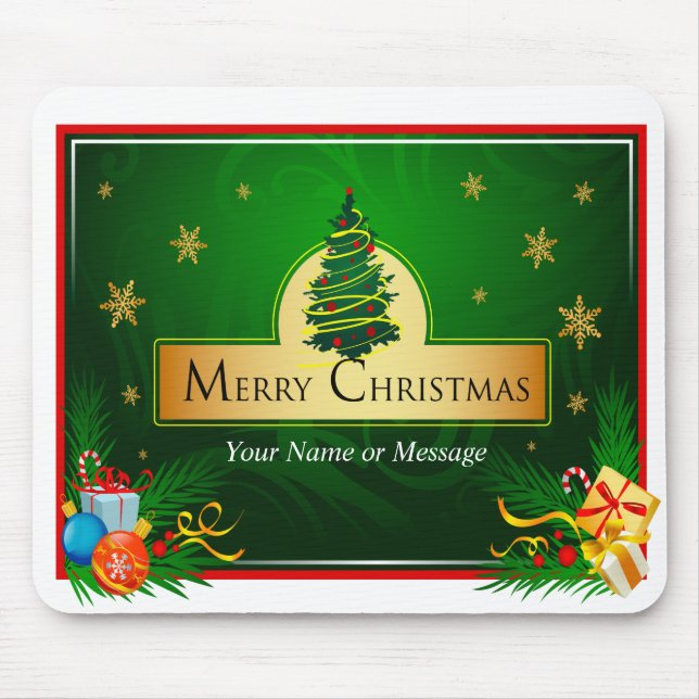Merry Christmas 12 Mousepad (Front)