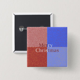Merry Christmas 15 Cm Square Badge