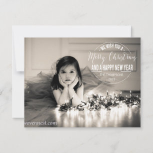 Merry Christmas 2013 Photo Flat Card