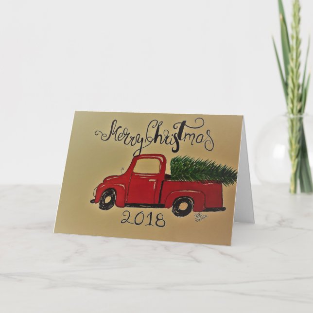 Merry Christmas 2018 Holiday Card (Front)