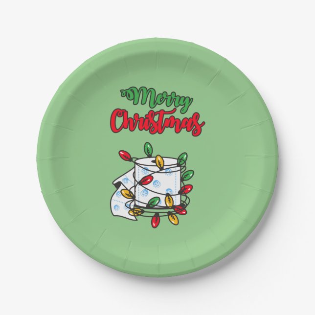 Merry Christmas 2020 - Toilet Paper Edition Plate (Front)