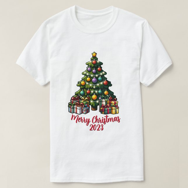 Merry Christmas 2023 T-Shirt (Design Front)