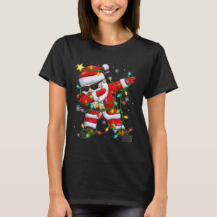 Merry Christmas 2024 Funny Santa Xmas Lights Sungl T-Shirt