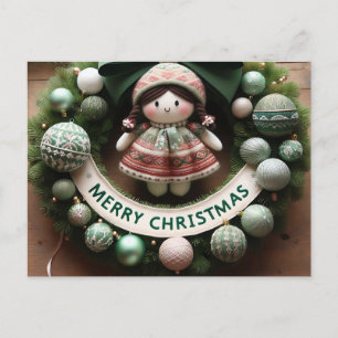 Merry Christmas 2025:Celebrate with Joy and Warmth Postcard