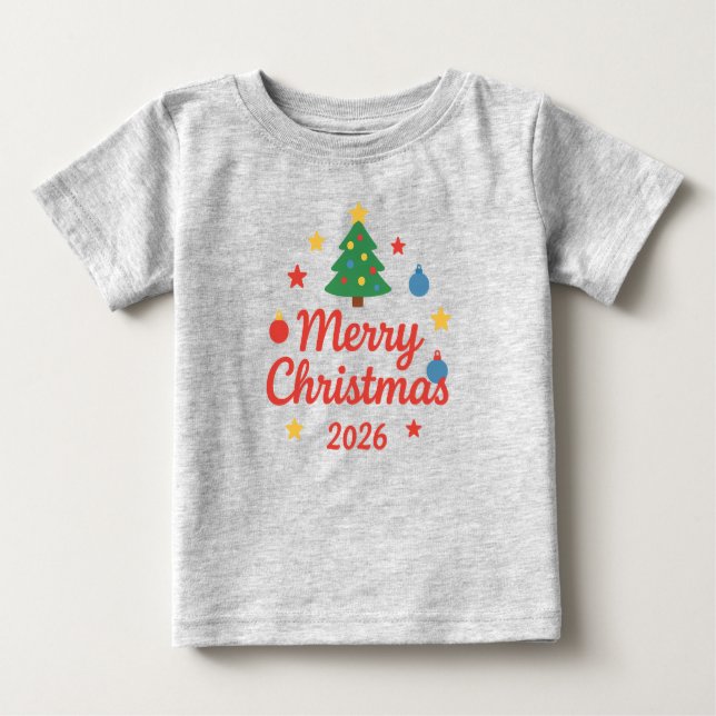  Merry Christmas 2026 T-Shirt (Front)
