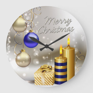 Merry Christmas 28 Wall Clock Options