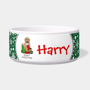 Merry Christmas 2 Goldendoodle (golden red) Cute