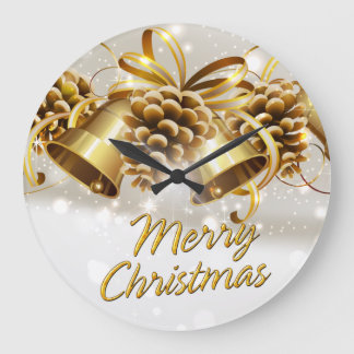 Merry Christmas 35 Wall Clock Options