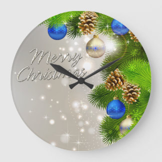 Merry Christmas 37 Wall Clock Option