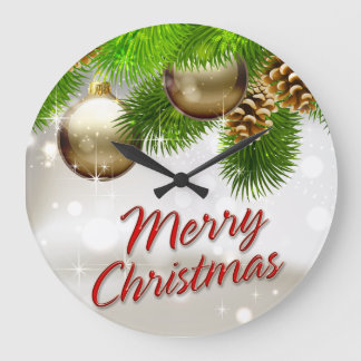 Merry Christmas 39 Wall Clock Options