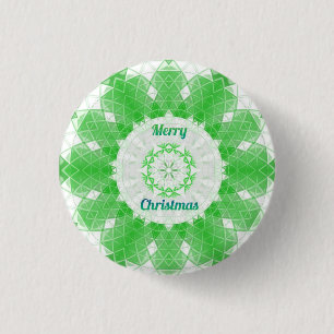 Merry Christmas 3 Cm Round Badge