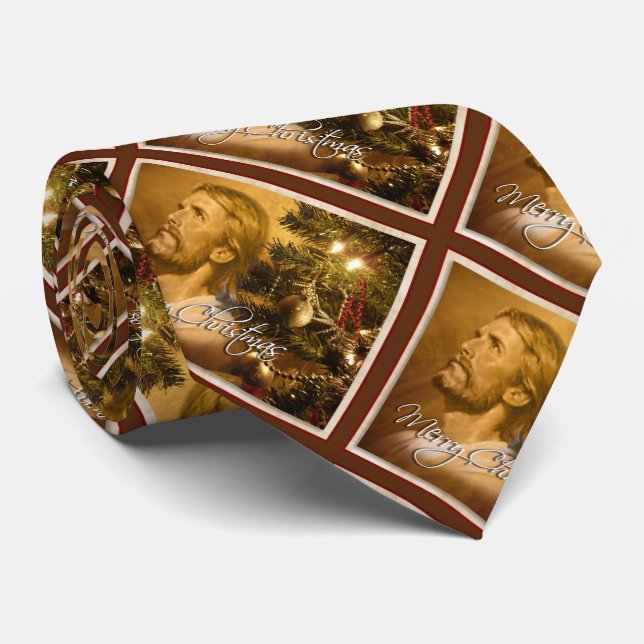 Merry Christmas 3 Tie (Rolled)