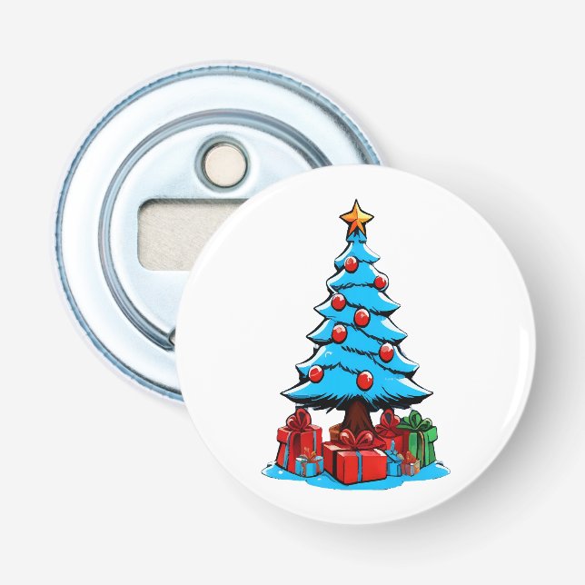 Merry Christmas 3D Bottle Opener (Front)