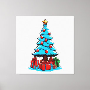 Merry Christmas 3D Canvas Print