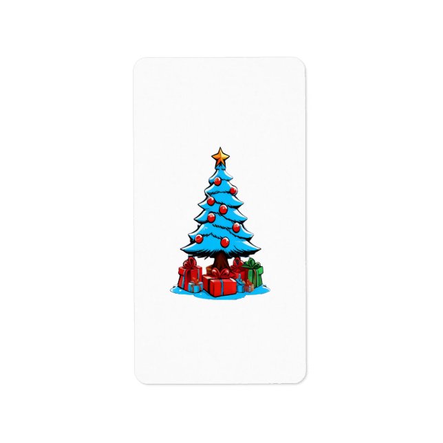 Merry Christmas 3D Label (Front)