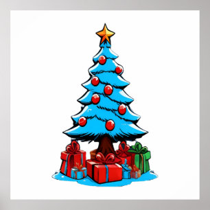 Merry Christmas 3D Poster