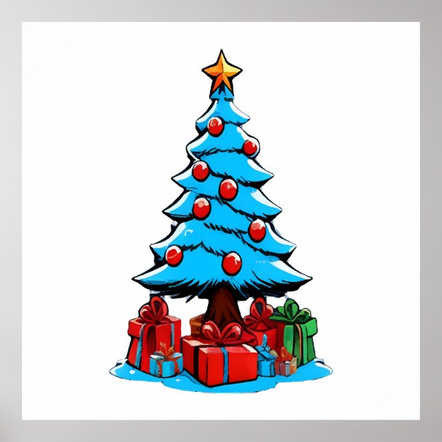 Merry Christmas 3D Poster (Front)