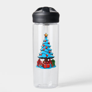 Merry Christmas 3D Water Bottle