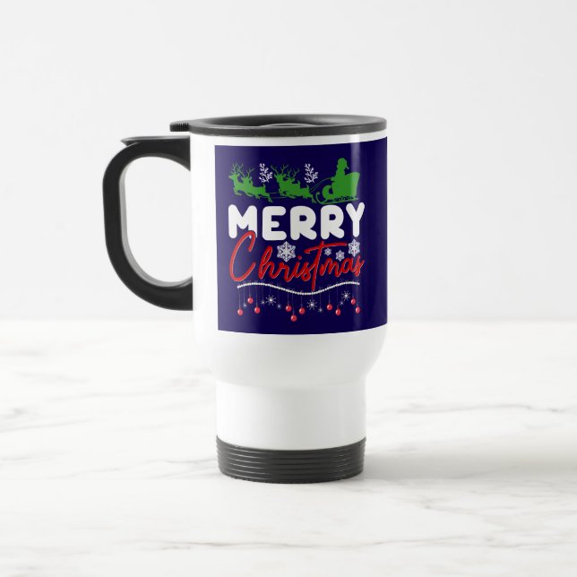 Merry Christmas-60842 Travel Mug (Left)