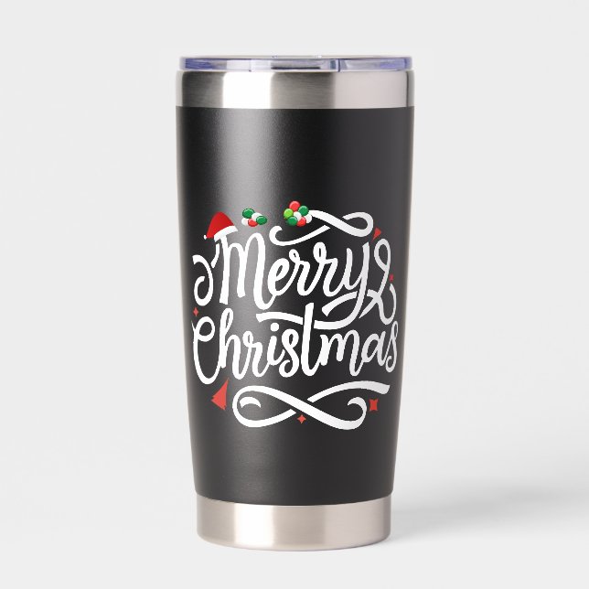 Merry Christmas-61039 Insulated Tumbler (Front)