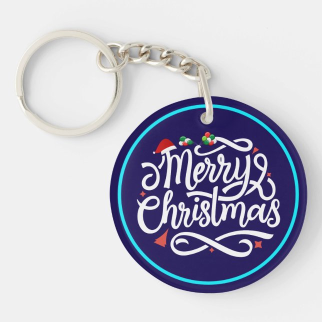 Merry Christmas-61039 Key Ring (Front)