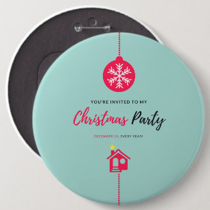 Merry Christmas 6 Cm Round Badge