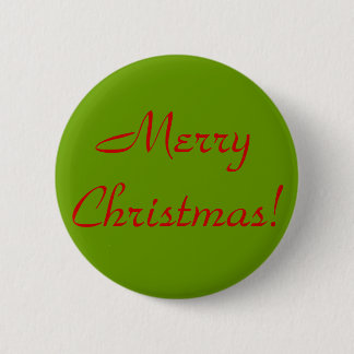 Merry Christmas! 6 Cm Round Badge