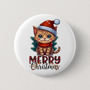 Merry Christmas  6 Cm Round Badge