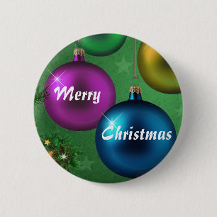 Merry Christmas 6 Cm Round Badge
