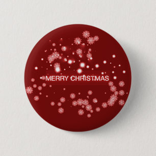 Merry Christmas 6 Cm Round Badge