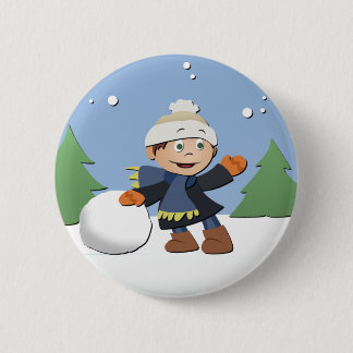 Merry Christmas 6 Cm Round Badge
