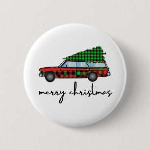 Merry Christmas 6 Cm Round Badge